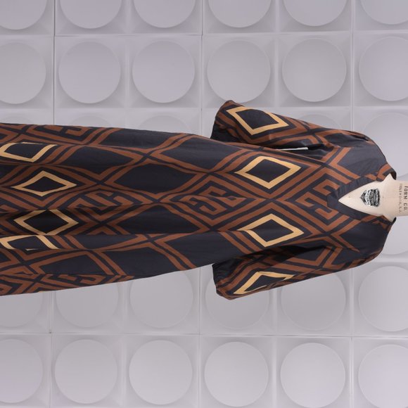 Patterned MidI Dress | Anthropologie | Sz XS | - Picture 2 of 3